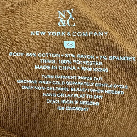 New York & Company Leopard Print Layered Tank Top Size XS - Picture 4 of 4